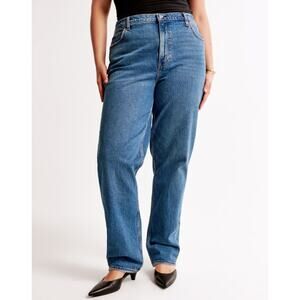 Abercrombie&Fitch Jeans The 90s Straight Ultra High Rise Denim Blue Size 33/16R